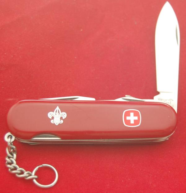 Official BSA #1392 Wenger 'Young Hunter' Boy Scout Knife 1982-1986 (144)