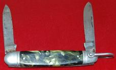 Official GSUSA #M316 Utica Girl Scout Knife Green Pyralin Handle 1933-1940 (187)