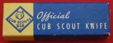 Official BSA #1885 Camillus Cub Scout Knife 3-Blade Green Synthetic 1970 (174)