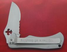 Official BSA Commemorative Boy Scout Knife 100th Anniversary Hologram 2010 (267)