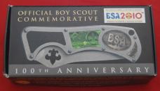 Official BSA Commemorative Boy Scout Knife 100th Anniversary Hologram 2010 (267)