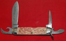 Official BSA #1996 Imperial Boy Scout Knife Low-Relief Shield 1958-1962 (125.2)