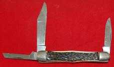 Official BSA #1047 Camillus Brown Whittler Boy Scout Knife +Non-Original Box - 1960-1969 (86)