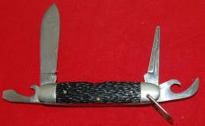 Official Campfire Girls Knife #C88 Utica Kutmaster Etched WOHELO From 1937 (209)