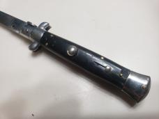  Vintage 8" Rostfrei 4 Switchblade with Buffalo Horn Scales 