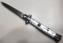  Vintage 9" Rostfrei Switchblade with Imitation Pearl Scales 