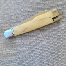 Bobby Toole Interior Mammoth Gunstock Taillock..Cpm154..3 15/16..integral fluted bolsters..coa&pouch