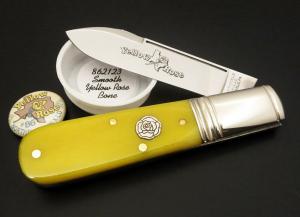 Great Eastern Cutlery #86 Yellow Rose of Texas Barlow GEC Smooth Yellow Bone 862123