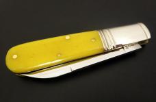 Great Eastern Cutlery #86 Yellow Rose of Texas Barlow GEC Smooth Yellow Bone 862123