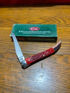 Case XX 2002 610094 Damascus Dark Red Toothpick 