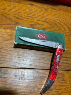 Case XX 2002 610094 Damascus Dark Red Toothpick 