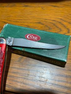Case XX 2002 610094 Damascus Dark Red Toothpick 