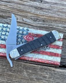 CASE XX ** SFO 2019 BLACK CURLY MAPLE WOOD SCROLLED/NUMBERED TRIPLE CROSS RUSSLOCK
