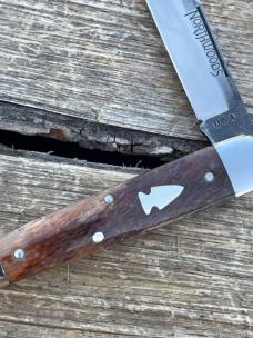 NORTHWOODS KNIVES ** BEAR LAKE KUDU BONE WHARNCLIFFE GEC MADE