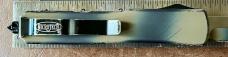 Microtech Ultratech Flat Body Camo Switchblade Knife, Used
