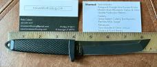 Taylor Cutlery Military Tanto Knife, Box, Original Leather & Extra Kydex Sheath
