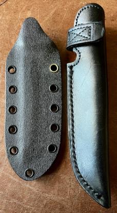 Taylor Cutlery Military Tanto Knife, Box, Original Leather & Extra Kydex Sheath