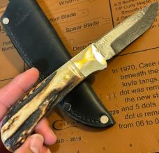 Winchester Stag Damascus Fixed