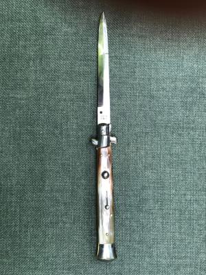 New Giovanni Beltrame 11” bayonet cow horn