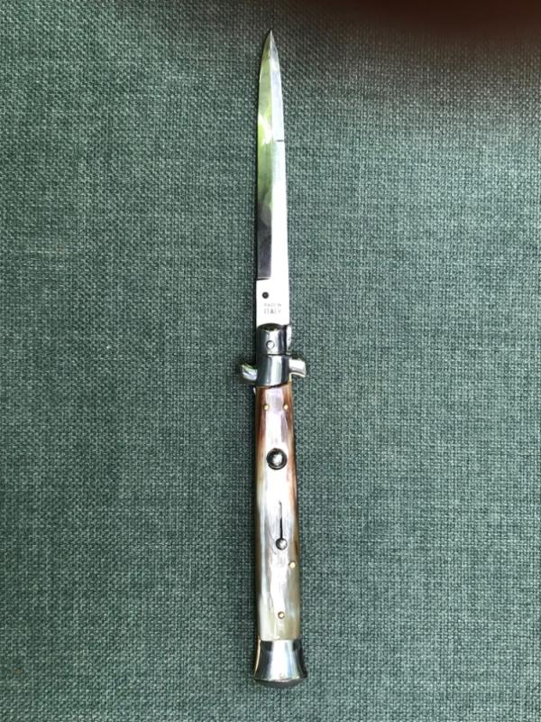 New Giovanni Beltrame 11” bayonet cow horn