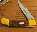 Winchester USA Olive Green Bone Lockback