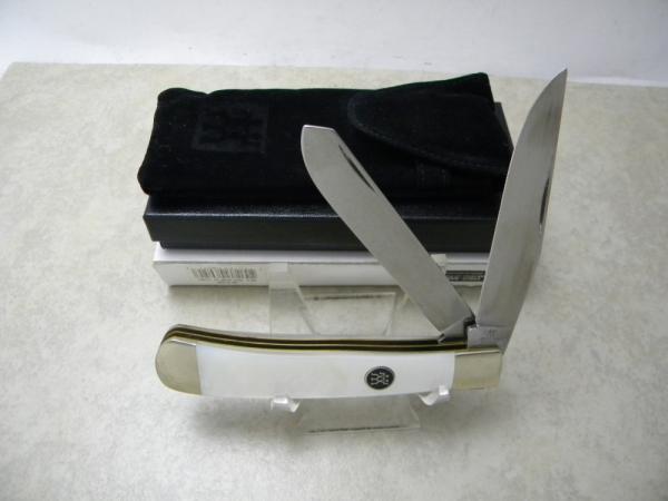 J.A. Henckels Germany Mother of Pearl HK5 Trapper Knife NIB