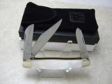 J.A. Henckels Germany Mother of Pearl HK3 Stockman Knife NIB
