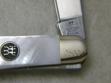 J.A. Henckels Germany Mother of Pearl HK3 Stockman Knife NIB