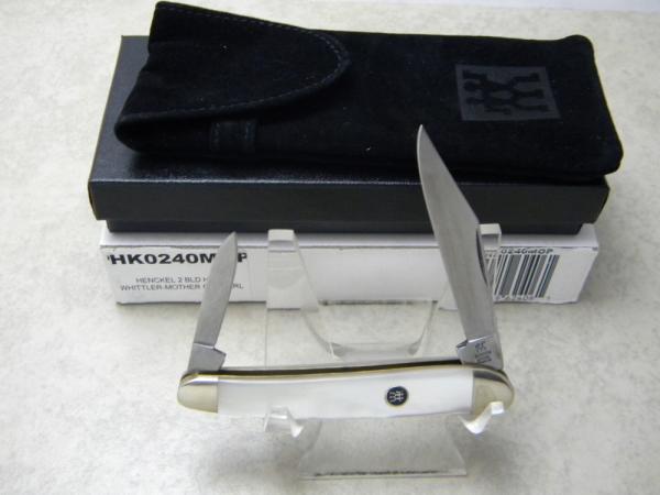 J.A. Henckels Germany Mother of Pearl HK0240 Half Whittler Knife NIB J.A. Henckels Germany Mother of Pearl HK0240 Half Whittler Knife NIB