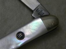 J.A. Henckels Germany Mother of Pearl HK0240 Half Whittler Knife NIB