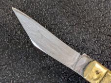 Vintage White Mexican Souvenir Automatic Knife