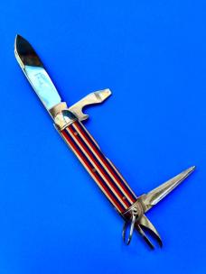 RARE E.C. Simmons Keen Kutter 4 Blade with Bail Scout “Star” EX Condition Clean Schrade USA 