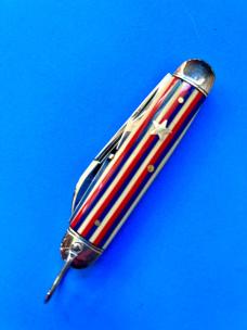 RARE E.C. Simmons Keen Kutter 4 Blade with Bail Scout “Star” EX Condition Clean Schrade USA 