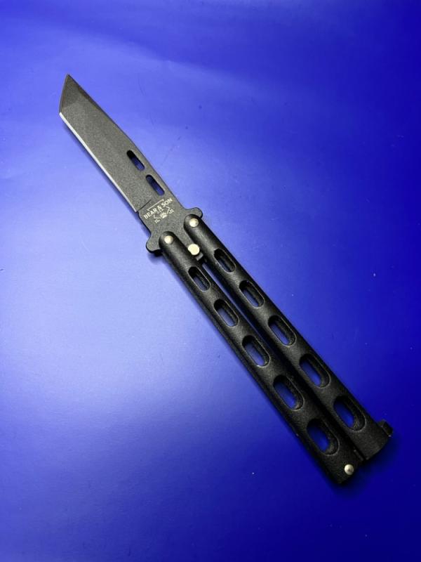 Bear and Son USA Butterfly 4" Blade Black Bear and Son USA Butterfly 4" Blade Black