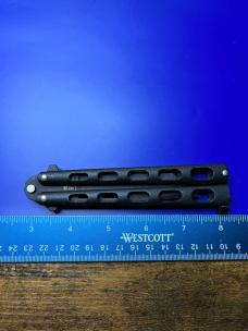 Bear and Son USA Butterfly 4" Blade Black