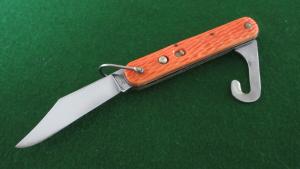 c.1950's-60's SCHRADE Walden, NY MC-1 ORANGE PARATROOPER NICE