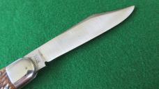 RARE Early SCHRADE CUT CO. Walden, NY Pick Bone Press Button SMALL STAMP