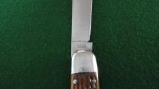 RARE Early SCHRADE CUT CO. Walden, NY Pick Bone Press Button SMALL STAMP