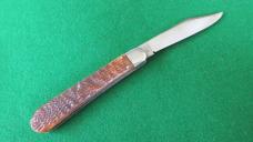 RARE Early SCHRADE CUT CO. Walden, NY Pick Bone Press Button SMALL STAMP