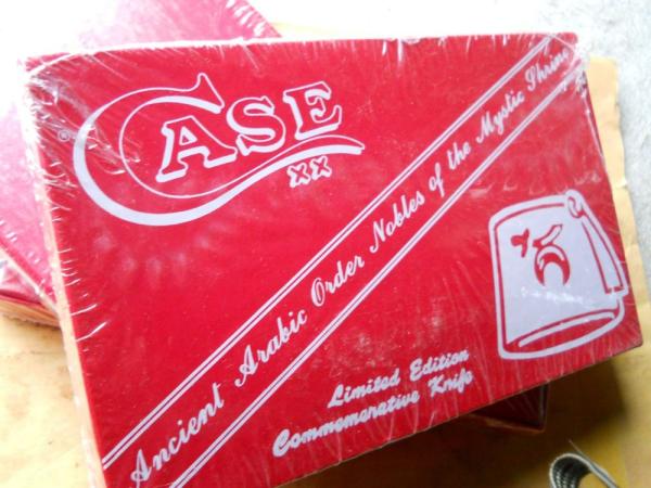 Case 6207 SS Shriners Commemorative Knife NIB Case 6207 SS Shriners Commemorative Knife NIB