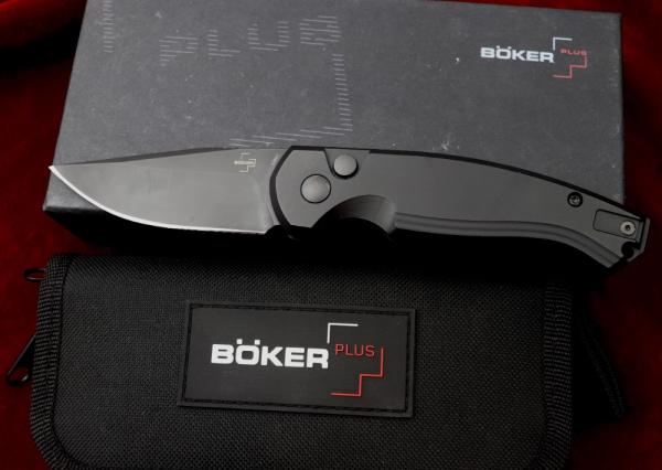 Boker Karakurt AUTO Folding Knife 3.07 Black Cerakote Blade NEW
