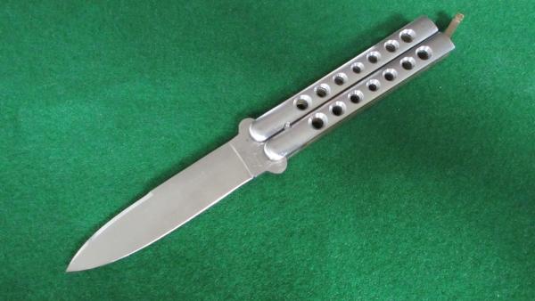c.1980's FROST Cutlery Japan Skeleton BUTTERFLY KNIFE