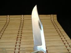 BUCK 110 U.S.A. MADE VINTAGE 1980 4 PIN USED FOLDING LOCKBACK KNIFE & ORIGINAL BUCK LEATHER SHEATH
