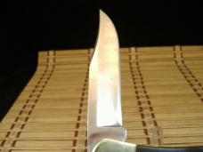 BUCK 110 U.S.A. MADE VINTAGE 1980 4 PIN USED FOLDING LOCKBACK KNIFE & ORIGINAL BUCK LEATHER SHEATH