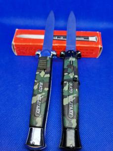 2 Vintage Nato Military OTF Automatic Springers