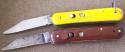 2 vintage Switchblade knives EDGEMASTER U.S.A. marked knife