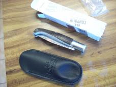 A.G.A. Campolin Pattada Scarce Italian Automatic Genuine Stag/Antler UNUSED W/Pouch & Box