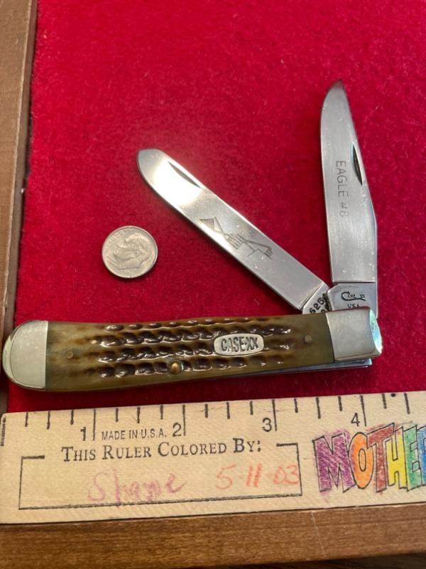 Case Trapper SS #6254 SS with Bone Handles. 1 dot=1999 Case Trapper SS #6254 SS with Bone Handles. 1 dot=1999
