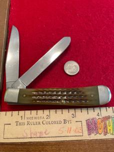 Case Trapper SS #6254 SS with Bone Handles. 1 dot=1999