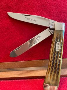 Case Trapper SS #6254 SS with Bone Handles. 1 dot=1999